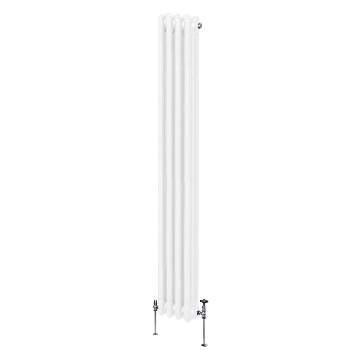 Termosifone Radiatore a 3 colonne per riscaldamento centralizzato verticale Bianco 180x20cm