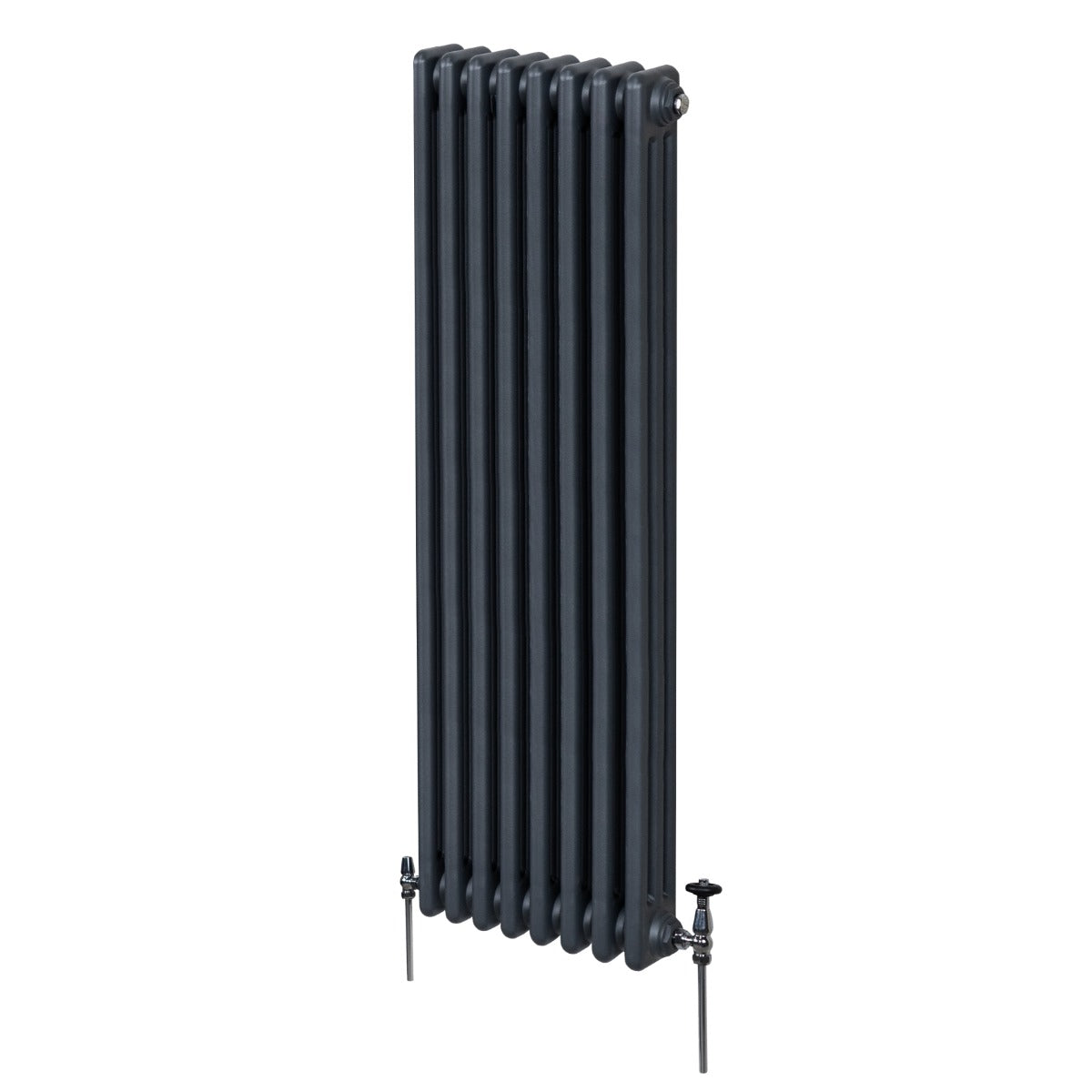 Termosifone Radiatore a 3 colonne per riscaldamento centralizzato verticale Grigio antracite 180x38cm