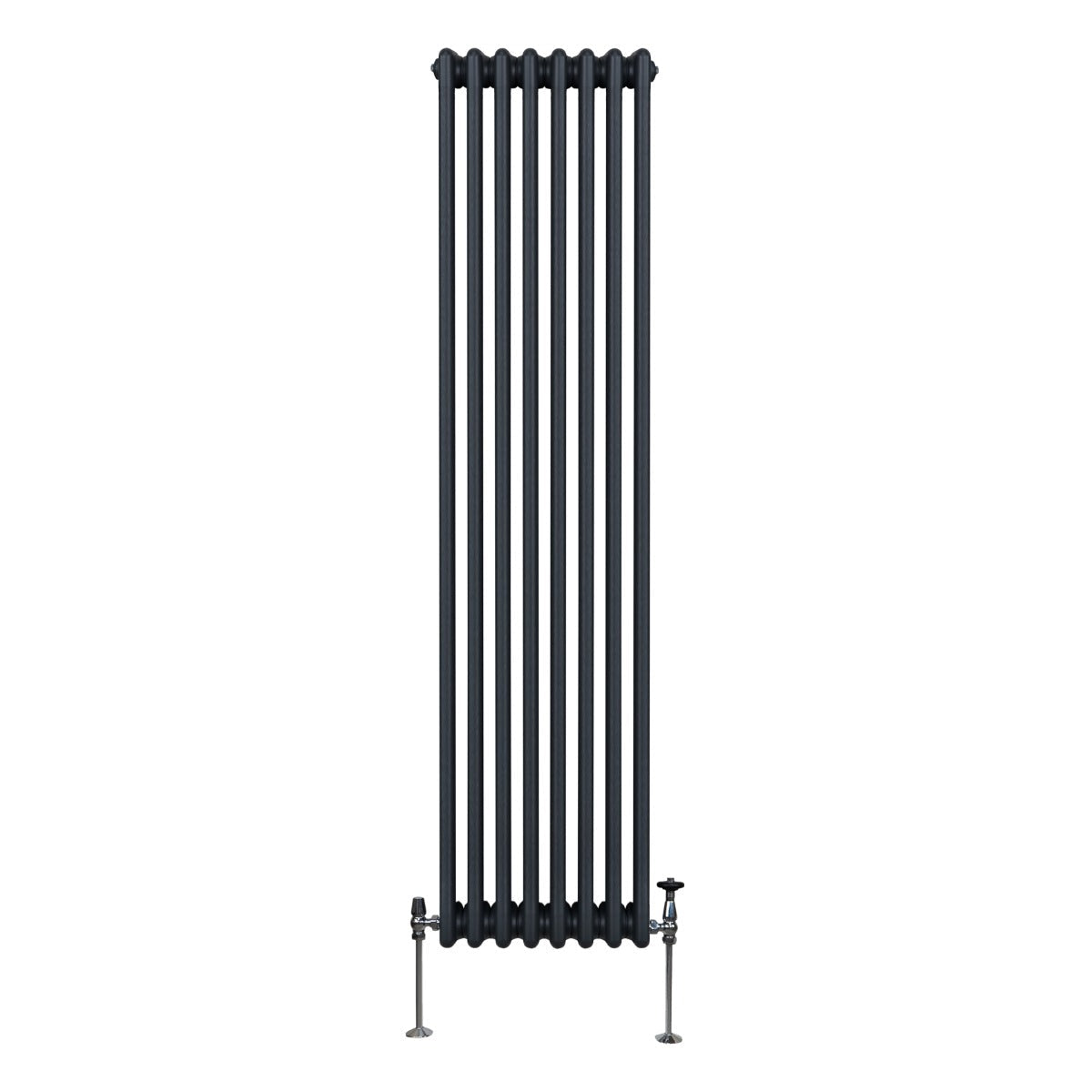 Termosifone Radiatore a 3 colonne per riscaldamento centralizzato verticale Grigio antracite 180x38cm