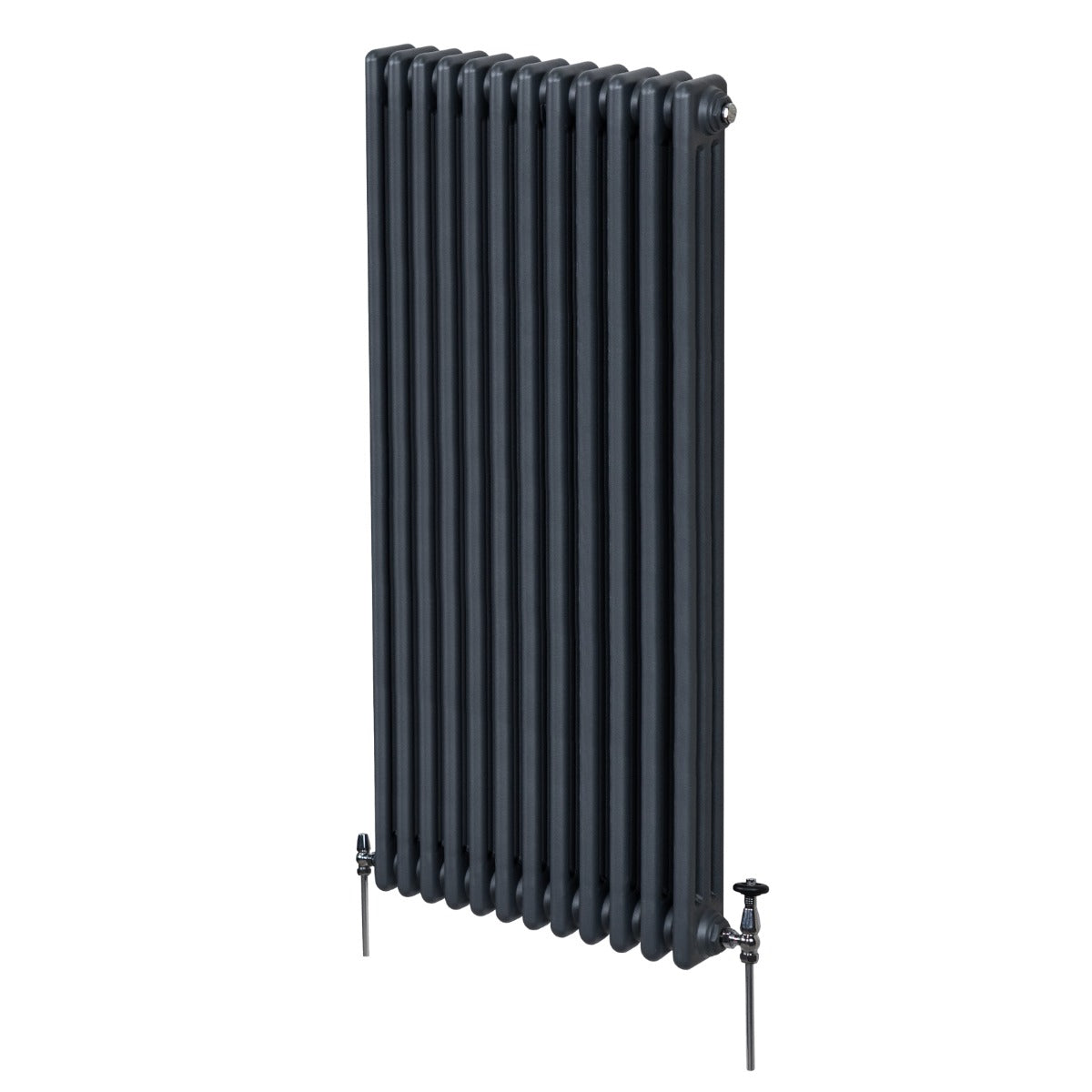 Termosifone Radiatore a 3 colonne per riscaldamento centralizzato verticale Grigio antracite 180x56cm