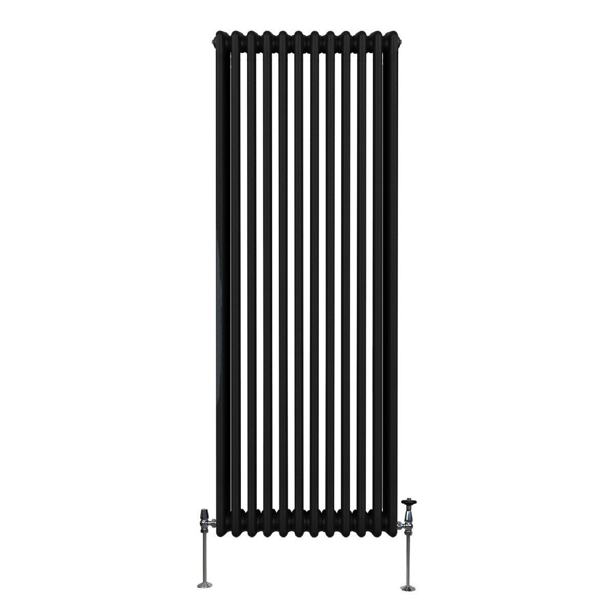 Termosifone Radiatore a 3 colonne per riscaldamento centralizzato verticale Nero 180x56cm