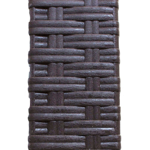 Tavolo Dallas 80x80x74 h cm in Wicker Marrone