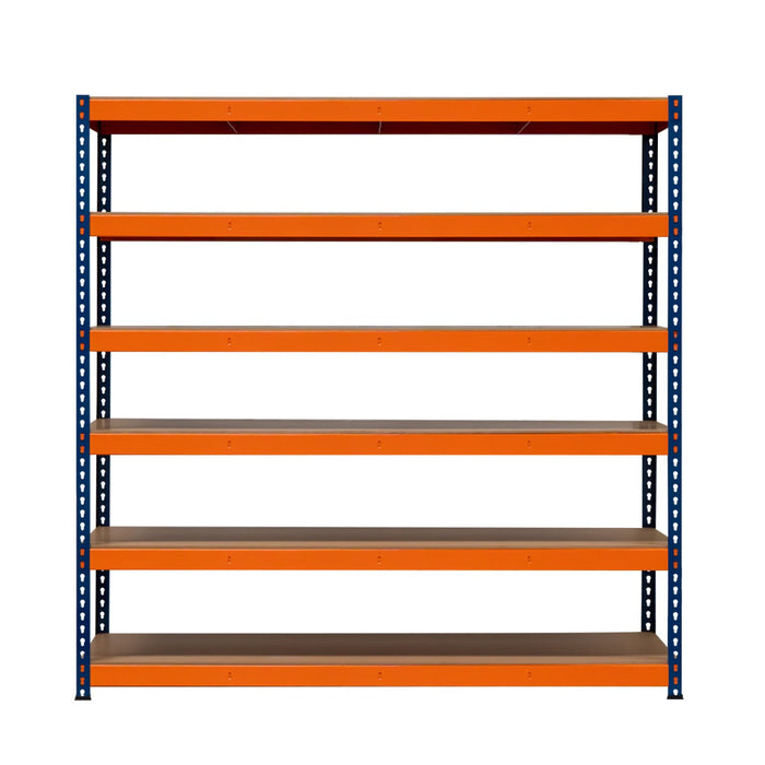 Scaffalatura a 6 Rpiani Resistente 300kg Magazzino Officina di stoccaggio - S-Rax