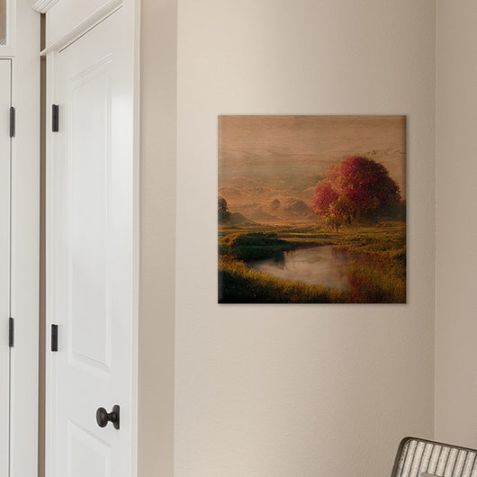 Quadro in Legno Stampato Quite Landscape 29x29 *FSC