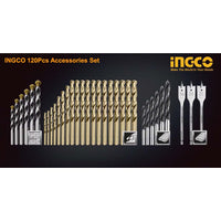 Set accessori per trapano avvitatore e Utensili manuali 120pz in valigetta Ingco HKTAC011201