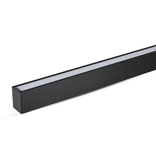 Luce lineare a LED Samsung Chip - 40w sospensione sospesa Black Body 4000K 1200x35x67mm