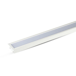 Luce lineare LED Samsung Chip - corpo bianco incasso da 40 W 4000K 1211x70x35mm