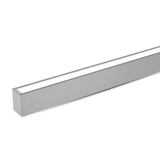 Luce lineare LED Samsung Chip - 40w sospensione sospesa Argento Body 4000K 1200x50x65mm