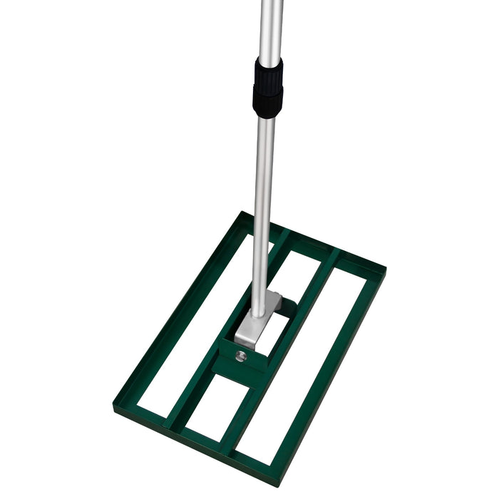 Set 2-in-1 Arieggiatore e Livellatore Prato - Verde, Acciaio Zincato, Manico 190cm