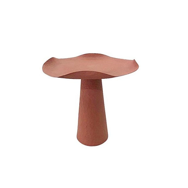 Tavolino ⌀ 46x47,5 cm Alka in Metallo Terracotta