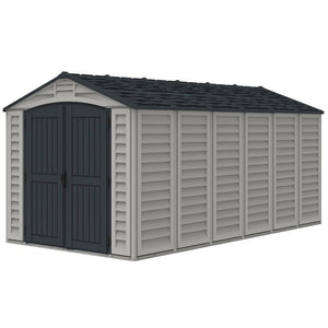 Box Auto Garage da Esterno 476x246x235 cm in PVC Grigio/Grigio Scuro