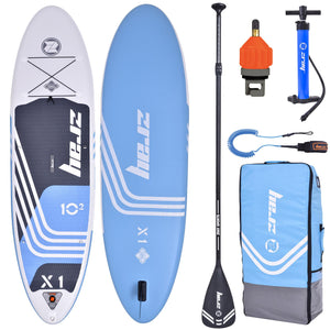 SUP Tavola Stand Up Paddle Gonfiabile 310x81x15 cm Kayak ZRAY X-Rider 10'2"