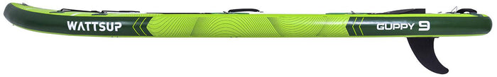 SUP Tavola Gonfiabile 275x76x13 cm con Pagaia Zaino e Accessori Wattsup Guppy Verde Oliva