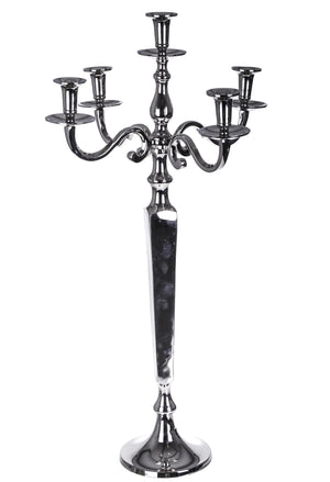 Candelabro in Metallo Composto da 5 Bracci Altezza 80 cm