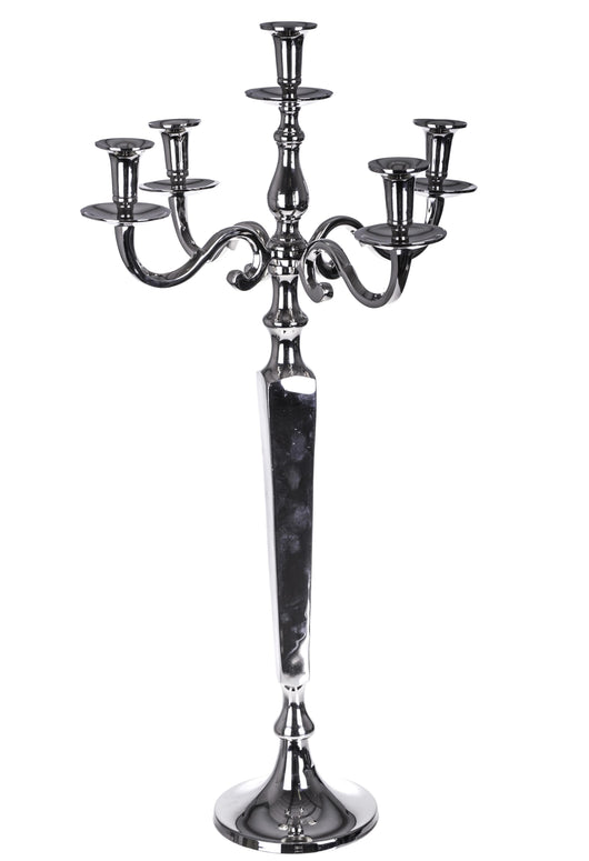 Candelabro in Metallo Composto da 5 Bracci Altezza 60 cm