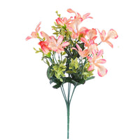 Set 8 Bouquet Artificiali Mini di Orchidee Altezza 30 cm