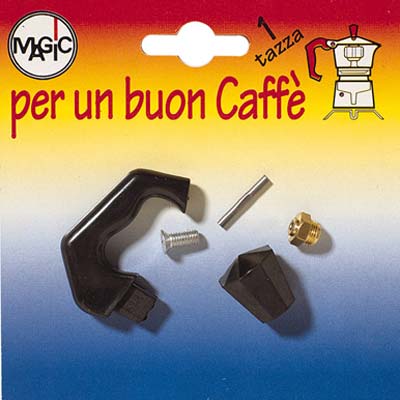 Manico + pomolo + valvola moka tazza 1 (12 confezioni) 