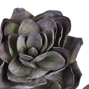 Set 3 Succulent Artificiale Composto da 2 Fiori Artificiali Altezza 77 cm Verde