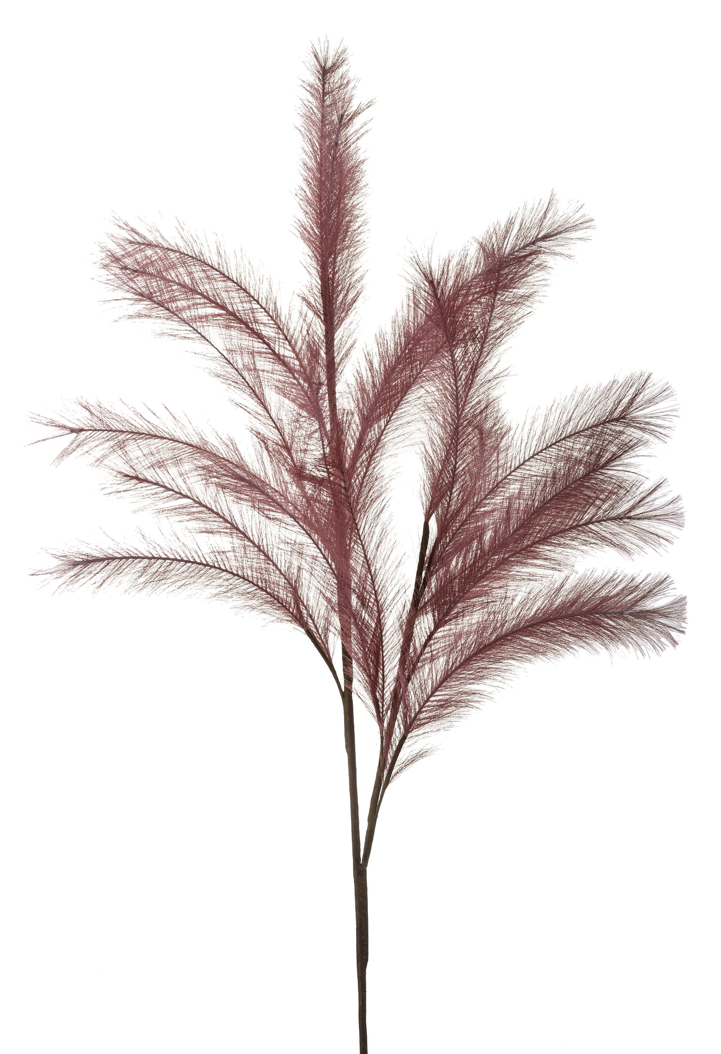 Set 3 Pampas Artificiale con 24 Diramazioni Altezza 115 cm Rosa