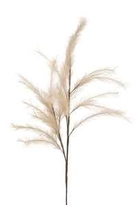 Set 3 Pampas Artificiale con 24 Diramazioni Altezza 115 cm Marrone