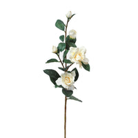 Set 2 Rami Artificiali di Gardenia Altezza 82 cm Bianco