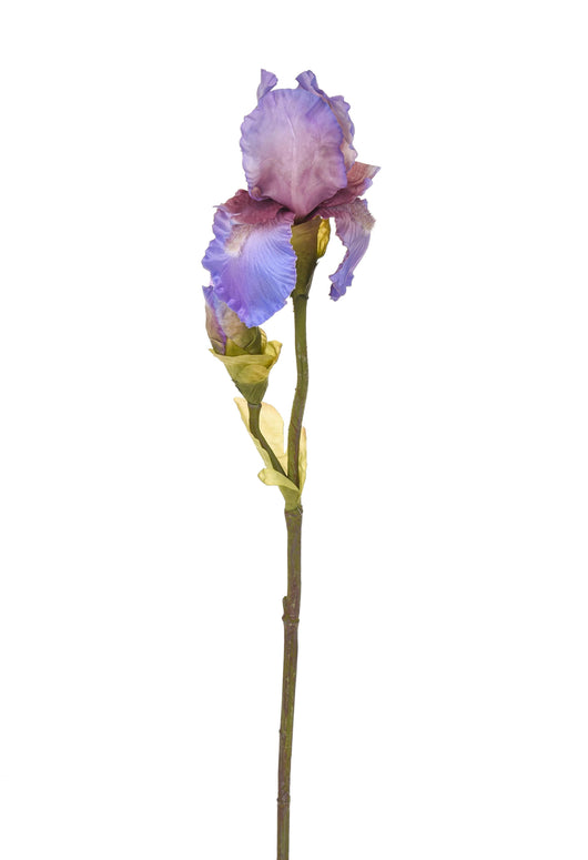 Set 3 Iris Composto da 2 Fiori Artificiali Altezza 85 cm