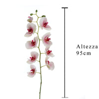 Phalaenopsis Artificiale Altezza 95 cm Bianco