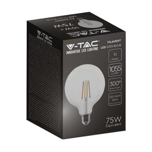 Lampadina led a Bulbo 10W con filamento G125 4000K E27