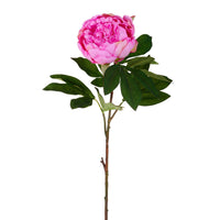 Set 3 Peonia Artificiale Altezza 80 cm Rosa