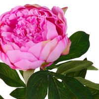 Set 3 Peonia Artificiale Altezza 80 cm Rosa