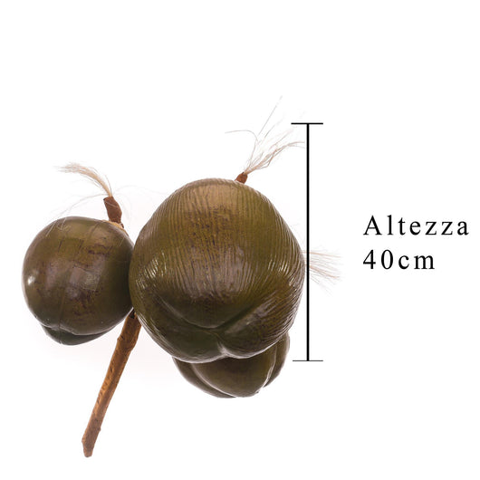 Cocco Artificiale x 3 Altezza 40 cm