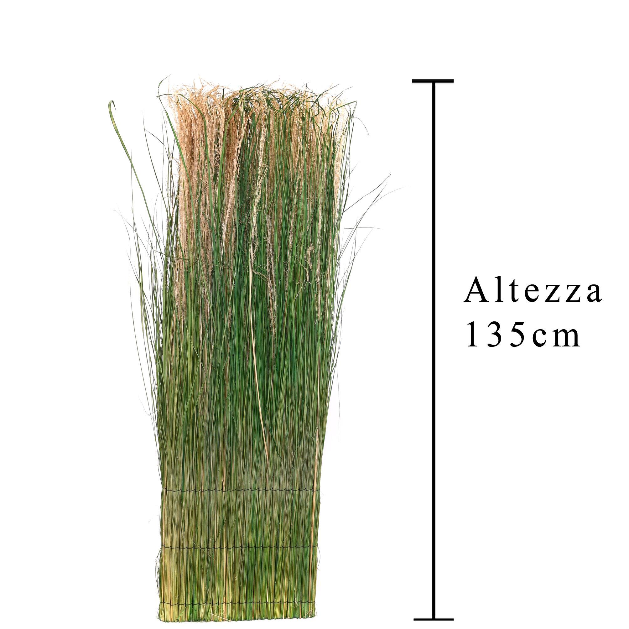 Parete di Erba Artificiale Altezza 135 cm Verde