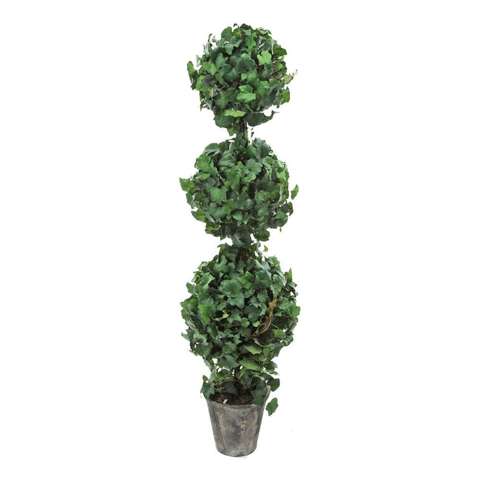 Edera Artificiale Forma Sfera Altezza 120 cm Verde