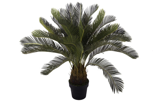 Cycas Artificiale con Vaso Altezza 93 cm Verde