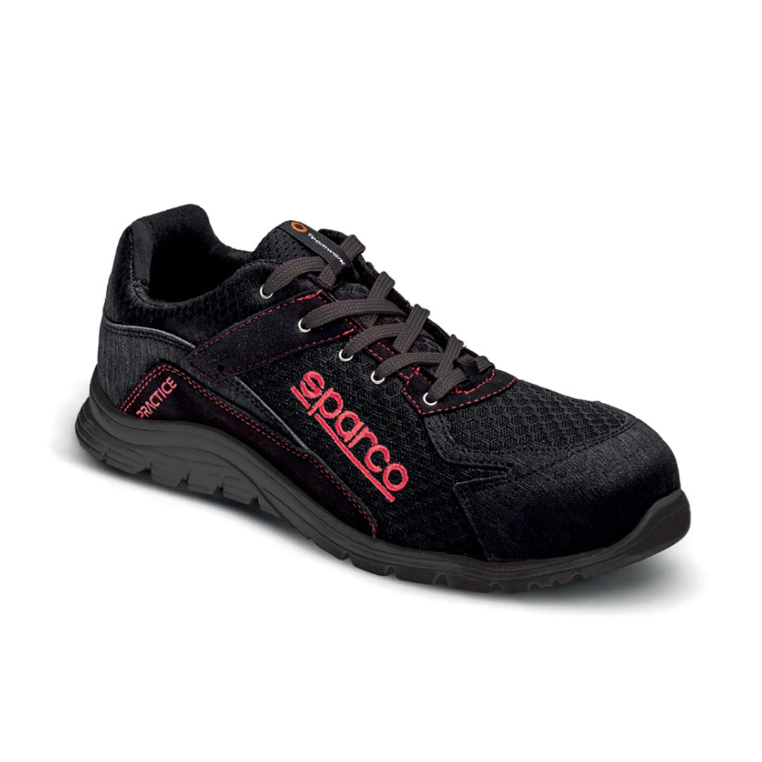 Scarpe antinfortunistiche Scarpa antinfortunistica S1P ESD SRC Nero rosso Practice Nigel Sparco 40