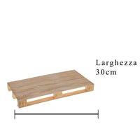 Set 4 Vassoi di pallet Larghezza 30 cm