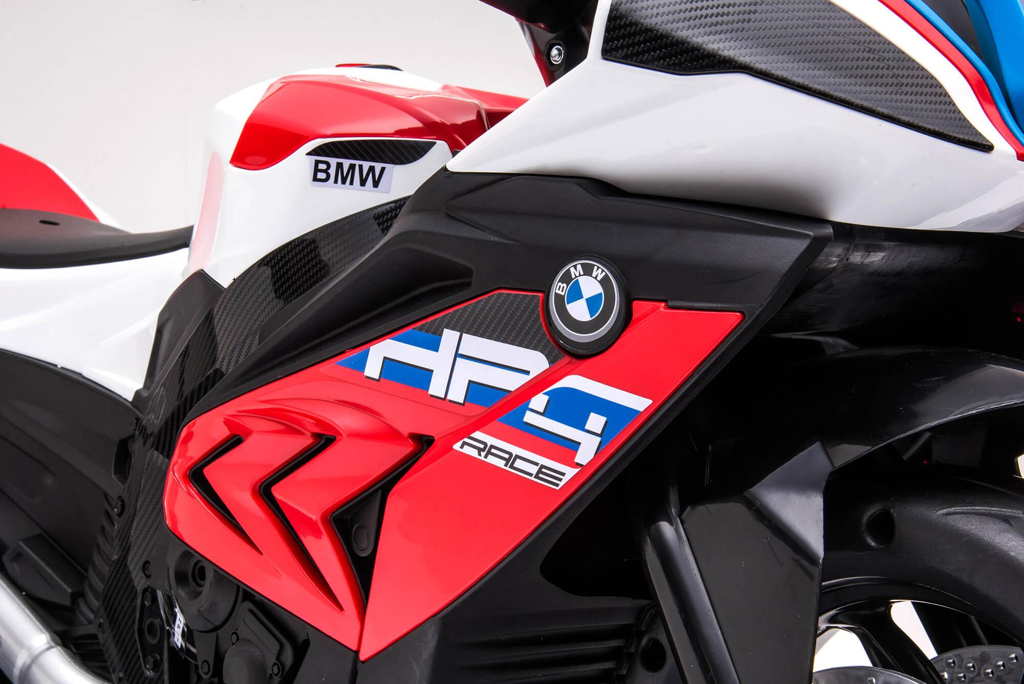 Moto Elettrica per Bambini 12V con Licenza BMW HP4 Sport 3R Rossa