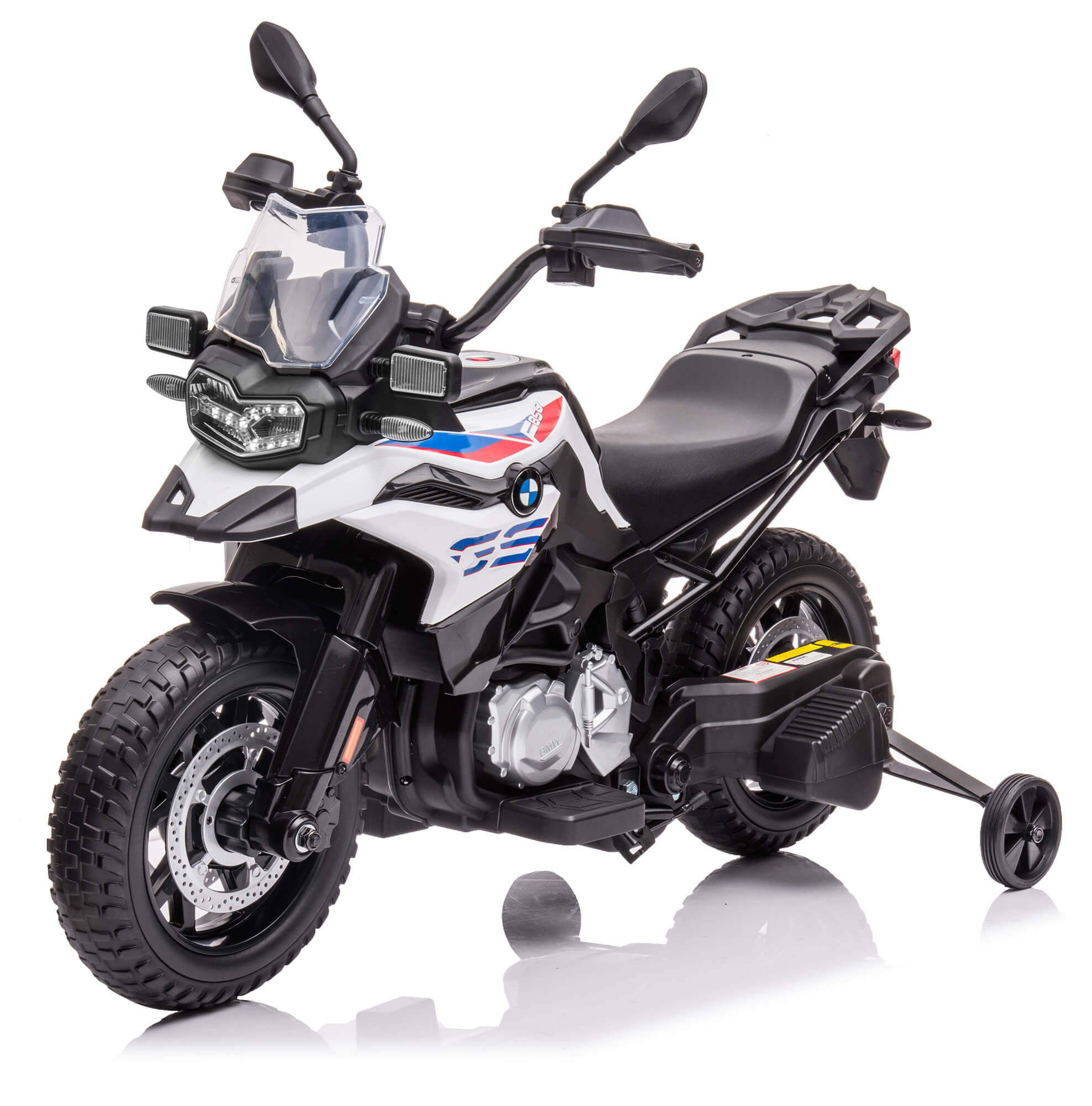 Moto Elettrica per Bambini 12V con Licenza BMW F 850 GS Bianca