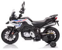 Moto Elettrica per Bambini 12V con Licenza BMW F 850 GS Bianca