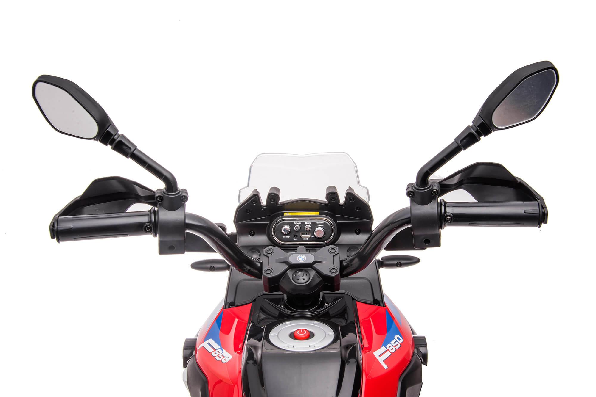 Moto Elettrica per Bambini 12V con Licenza BMW F 850 GS Rossa