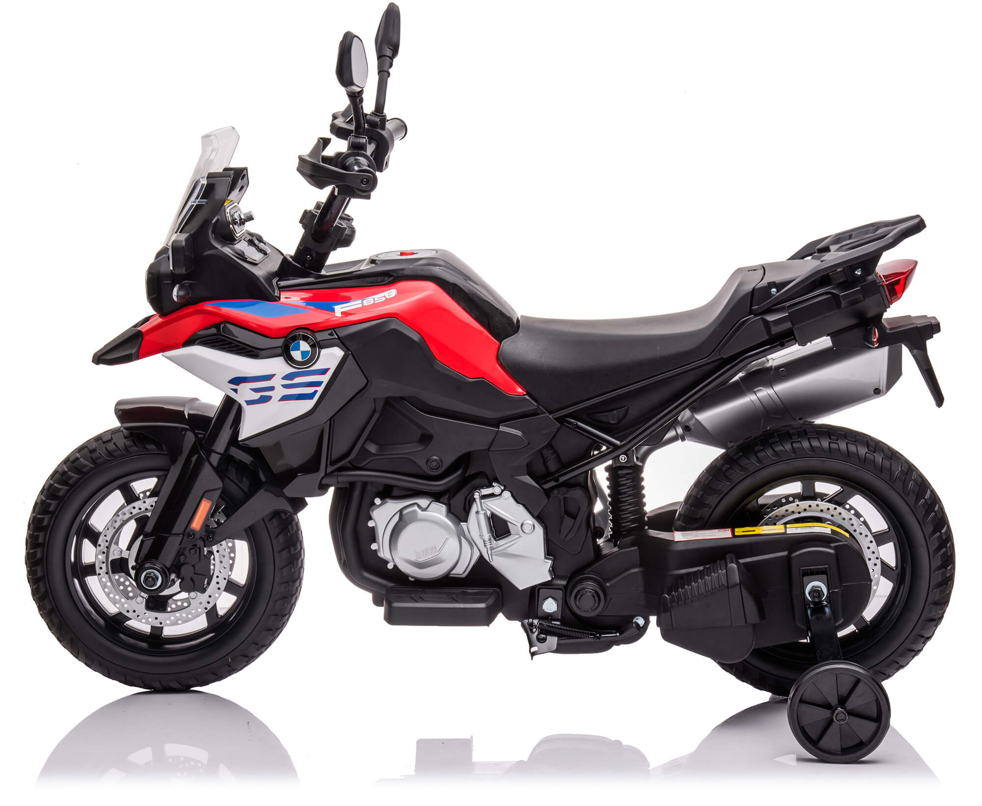 Moto Elettrica per Bambini 12V con Licenza BMW F 850 GS Rossa