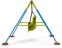 Altalena per Bambini da Giardino 160x115x120 cm in Acciaio Baby Swing