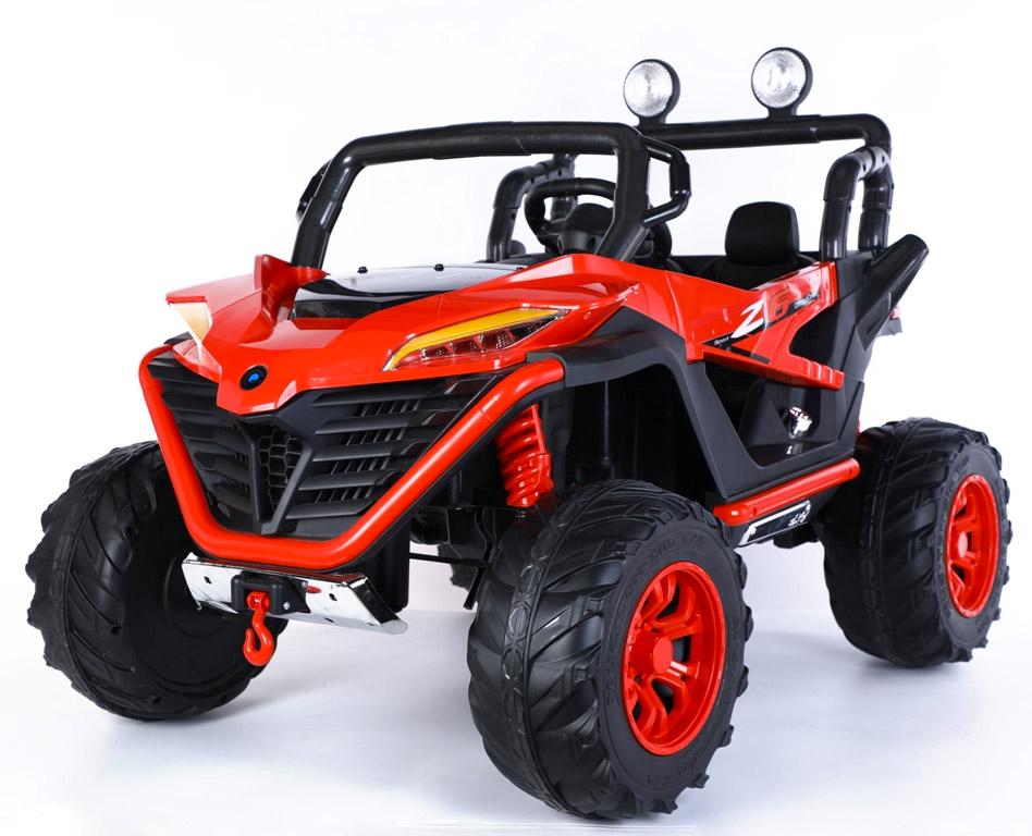 Macchina Elettrica per Bambini 2 Posti 12V Thunder Rosso