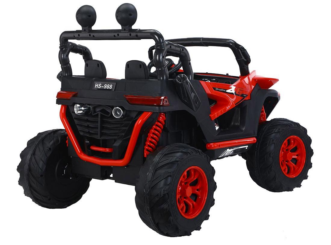 Macchina Elettrica per Bambini 2 Posti 12V Thunder Rosso