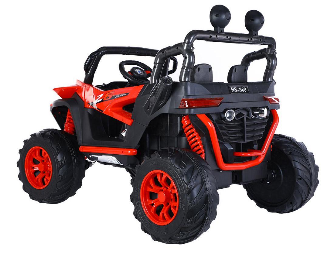 Macchina Elettrica per Bambini 2 Posti 12V Thunder Rosso