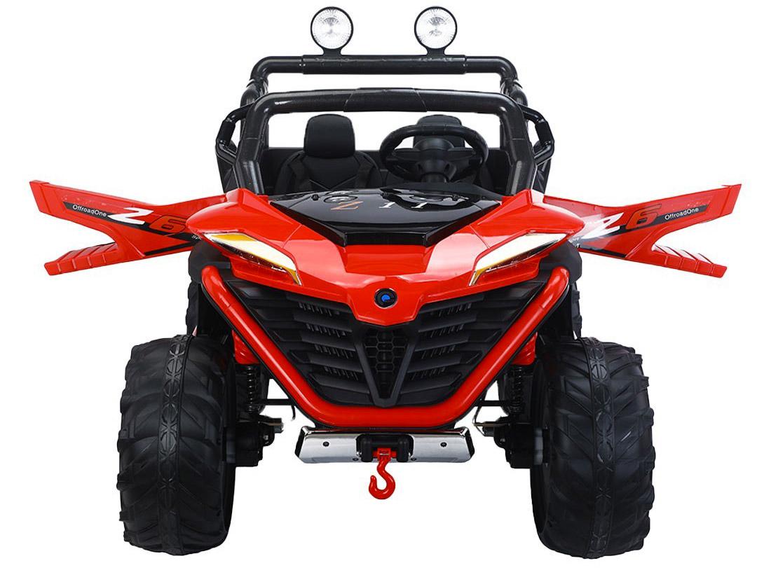 Macchina Elettrica per Bambini 2 Posti 12V Thunder Rosso