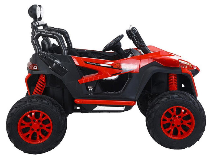 Macchina Elettrica per Bambini 2 Posti 12V Thunder Rosso