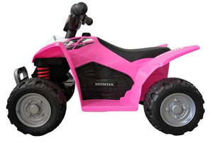 Mini Quad Elettrico per Bambini 6v con Licenza Honda 250X Rosa