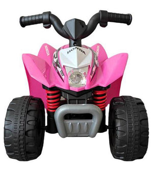 Mini Quad Elettrico per Bambini 6v con Licenza Honda 250X Rosa