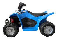 Mini Quad Elettrico per Bambini 6v con Licenza Honda 250X Blu